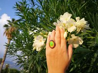 Queen of Destiny - Mood Ring - Adjustable - 25x18 mm - Stainless Steel