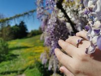Little Angel - Mood Ring - 3 mm - AAA Crystal Quartz - Stainless Steel - High Quality