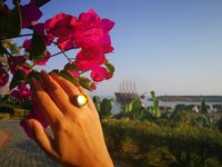 Princess of Dreams - Mood Ring - 17 mm - Sterling Silver 925