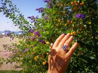 Flower of Light - Mood Ring - Sterling Silver 925