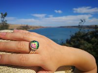 World of Mystery - Mood Ring - 15 mm - Sterling Silver 925 (pure or gold plated) - AAA Crystal Quartz