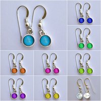 Celestial Mystery - Mood Earrings - 6 mm - Sterling Silver 925