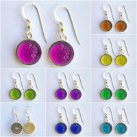 Silver Winged Princesses - Mood Earrings - 10 mm - Sterling Silver 925