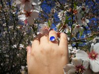 Chalice of Life - Mood Ring - 10 mm - Sterling Silver 925 (pure or gold plated) - AAA Crystal Quartz faceted