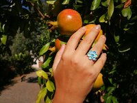 Flower of Light - Mood Ring - Sterling Silver 925