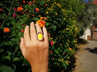 Queen of Hearts - Mood Ring - 25x18 mm - Sterling Silver 925