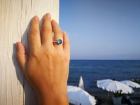 Lady of the Silver Light - Mood Ring - 8 mm - Sterling Silver 925