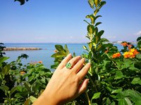 Flower of Light - Mood Ring - Sterling Silver 925