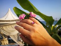 Lady of the Silver Light - Mood Ring - 8 mm - Sterling Silver 925