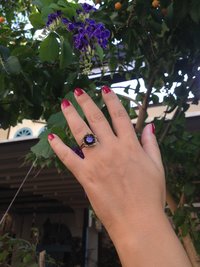 Secret Princess of the Flower Kingdom - Mood Ring - Adjustable - 6 mm - Brass