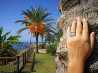 Flower of Light - Mood Ring - Sterling Silver 925