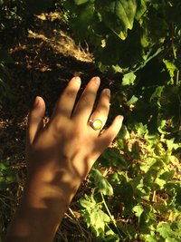 Silver Star of Romance - Mood Ring - 12 mm - Sterling Silver 925