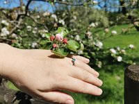 Little Angel - Mood Ring - 3 mm - AAA Crystal Quartz - Stainless Steel - High Quality