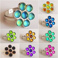 Flower of Light - Mood Ring - Sterling Silver 925
