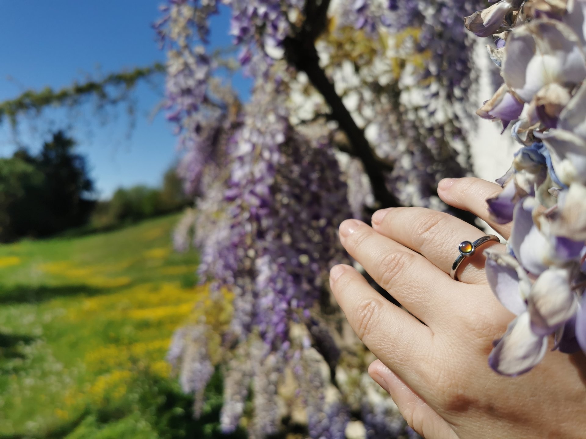 Little Angel - Mood Ring - 3 mm - AAA Crystal Quartz - Stainless Steel - High Quality