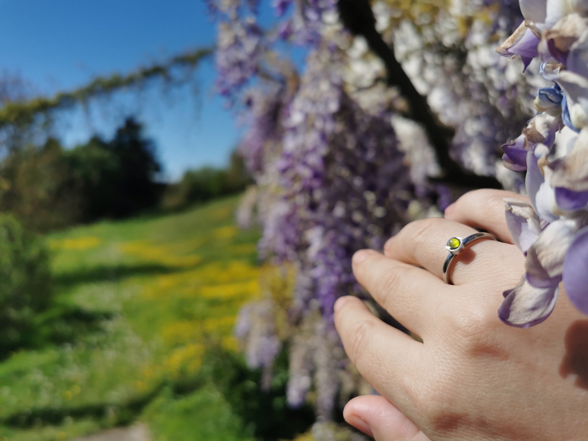 Little Angel - Mood Ring - 3 mm - AAA Crystal Quartz - Stainless Steel - High Quality