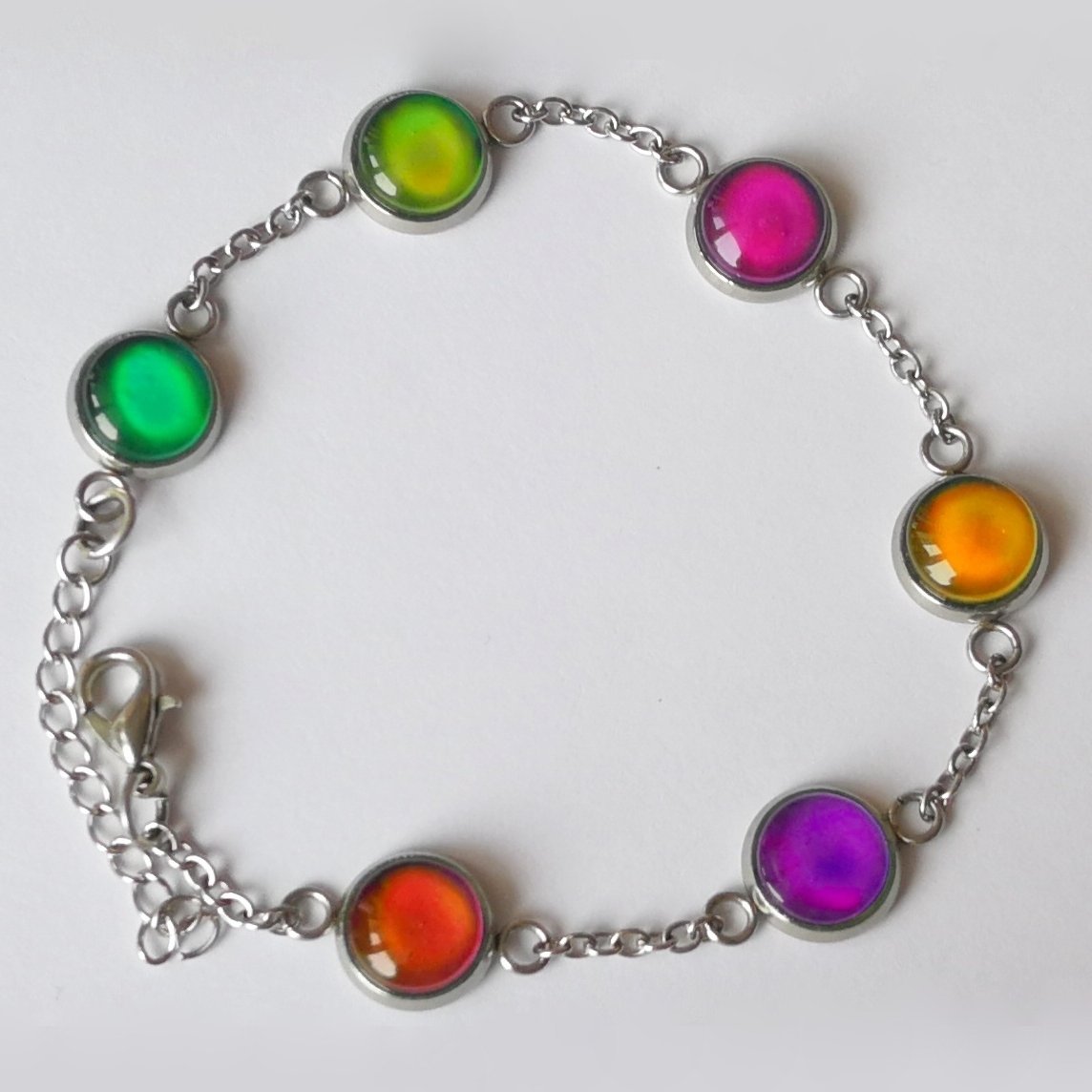String of Luck - Mood Bracelet - 8 mm - Stainless Steel