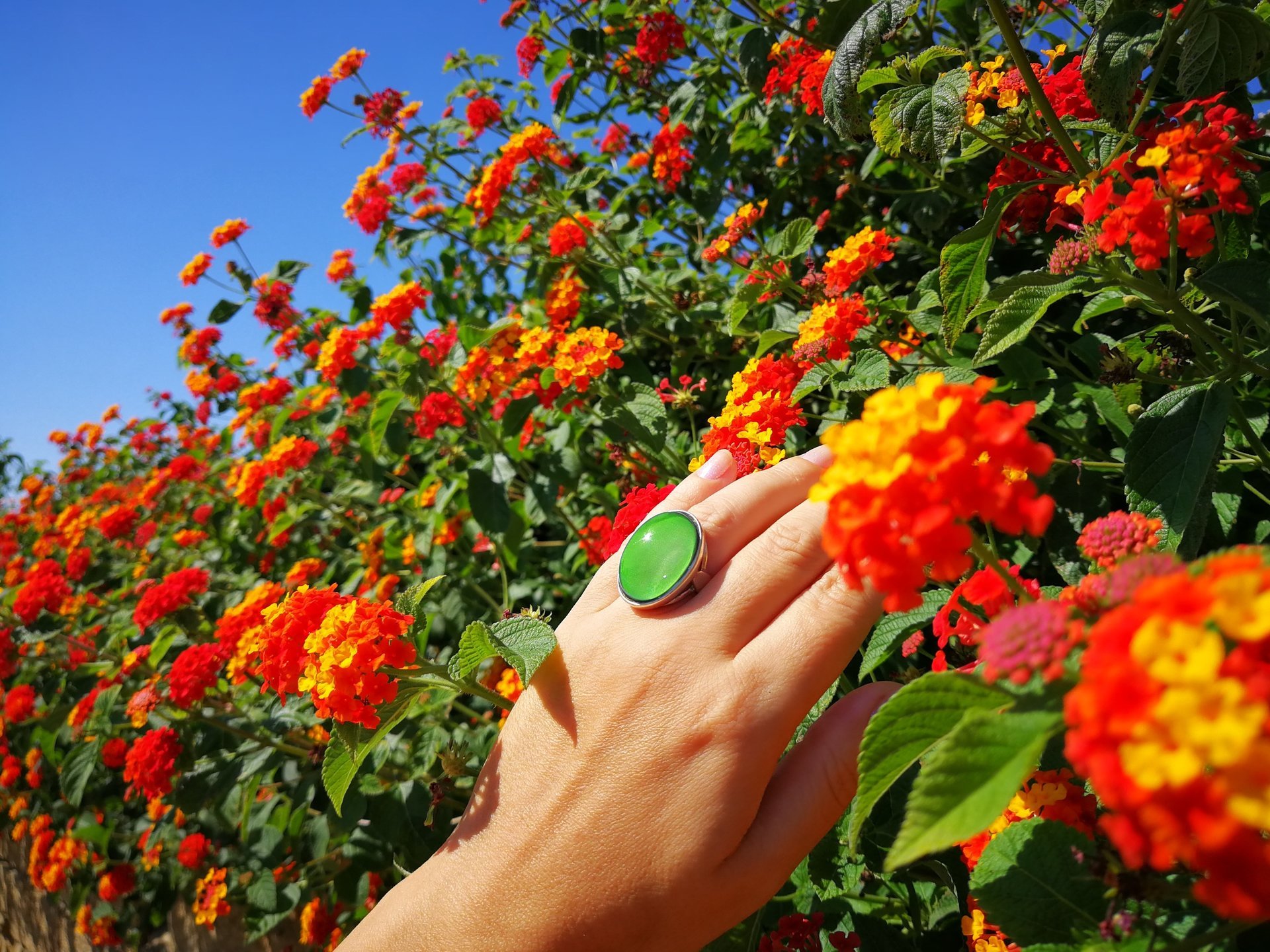 Silver Ring of Wishes - Mood Ring - 25x18 mm - Sterling Silver 925