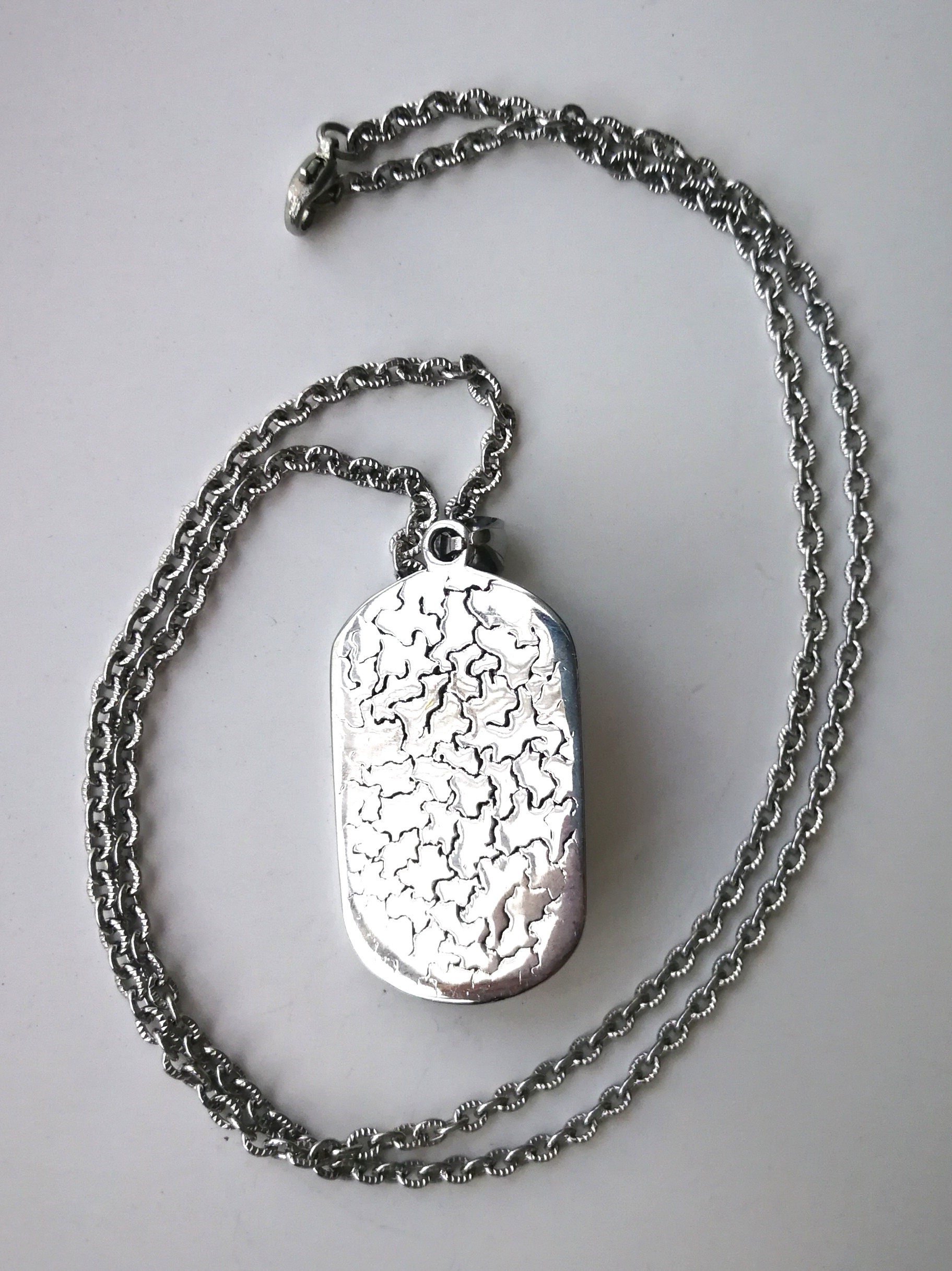 Power of Freedom - Mood Necklace for Men - 12 mm - Stainless Steel