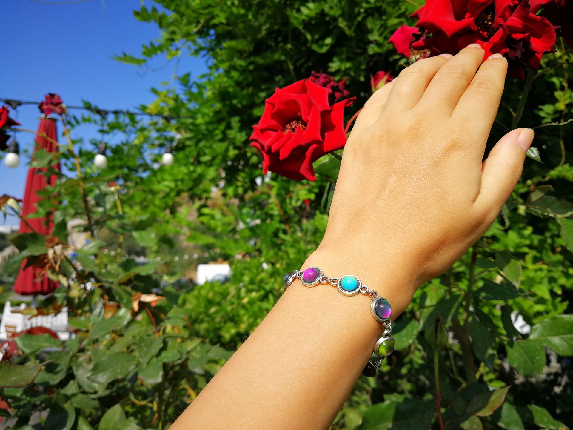 Secret Stars of Destiny - Mood Bracelet - 8 mm - Brass