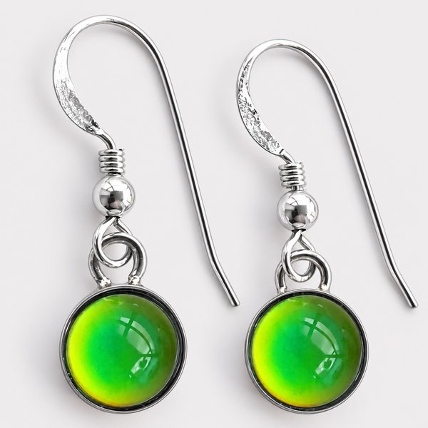 Celestial Elegance - Mood Earrings - 8 mm - Sterling Silver 925
