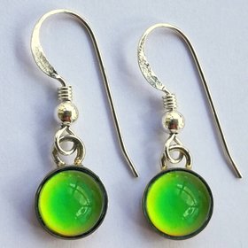 Celestial Elegance - Mood Earrings - 8 mm - Sterling Silver 925
